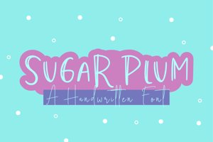 Sugar Plum - Handwritten Font