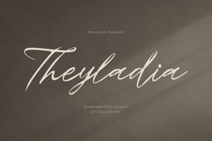 Related font Theyladia