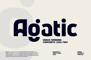 Related font Agatic