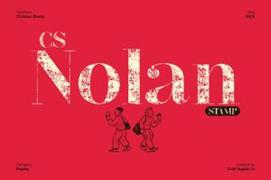Related font CS Nolan Stamp