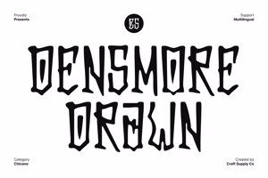 Related font CS Densmore Drawn