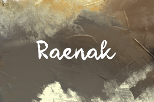 Related font Raenak