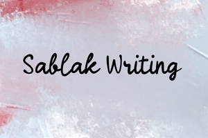s Sablak Writing