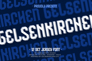 Related font Gelsenkirchen