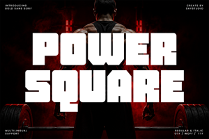 Related font Power Square