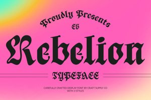 Related font CS Rebelion