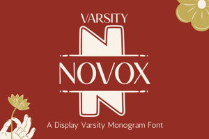 Novox Varsity Monogram