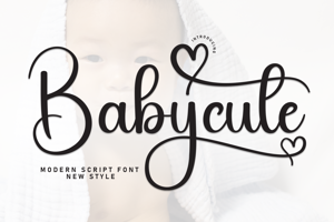 Related font Babycute