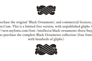 Black Ornaments