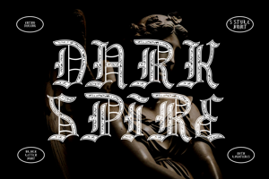 Related font Dark Spire