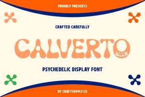 Related font Calverto Blur