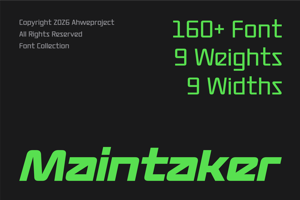 Related font Maintaker