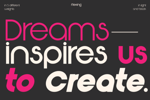 Related font Flexing