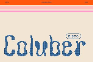 Related font Coluber Disco