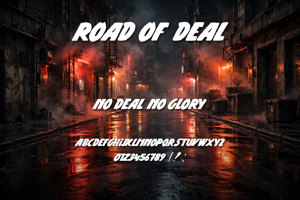 Related font ROAD OF DEAL