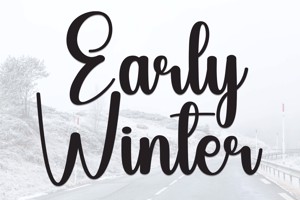 Related font Early Winter
