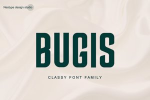 Bugis Classy Modern Font