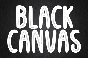 Related font Black Canvas