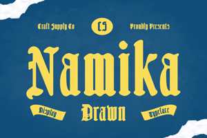 Related font CS Namika Drawn