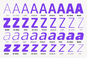 Related font Atelion - Modern Geometric Sans Serif Font