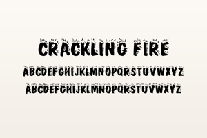 Related font CracklingFire