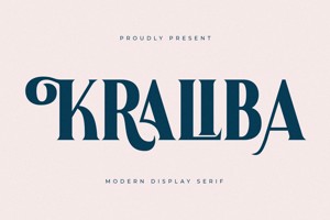 Related font Kraliba