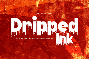 Dripped Ink