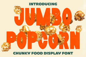 Related font Jumbo Popcorn