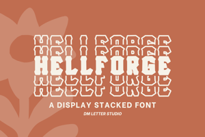 Related font Hell Forge Stacked