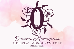 Related font Orvara Monogram