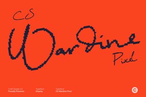 Related font CS Wardine Pixel