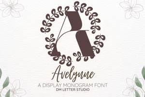 Related font Avelynne Monogram
