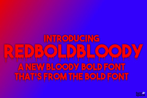 Red Bold Bloody