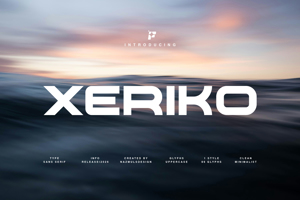 Related font Xeriko