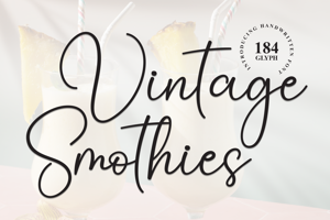 Related font Vintage Smothies