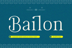 Related font Bailon