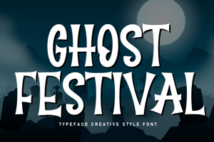 Related font Ghost Festival