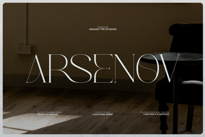 Related font Arsenov