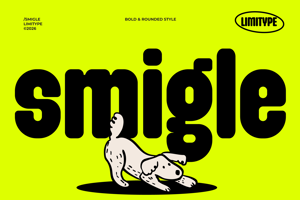 Related font Smigle - Bold Rounded Font