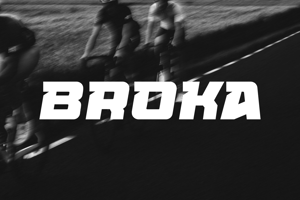 Related font Broka