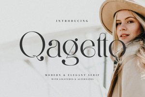 Related font Qagetto