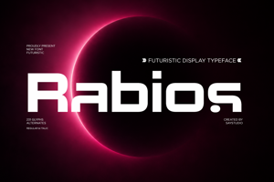 Related font Rabios DEMO