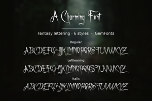 Related font A Charming Font