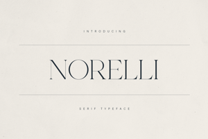 Related font Norelli