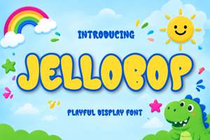 Related font JELLOBOP