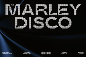 Related font CS Marley Disco