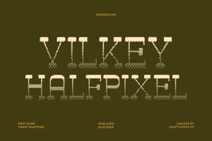 Related font Vilkey Halfpixel
