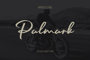 Palmark - Signature font