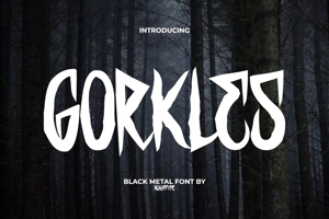 Related font Gorkles