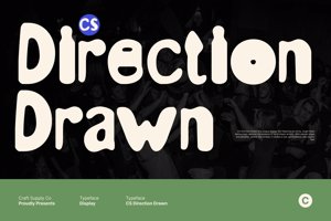 Related font CS Direction Drawn